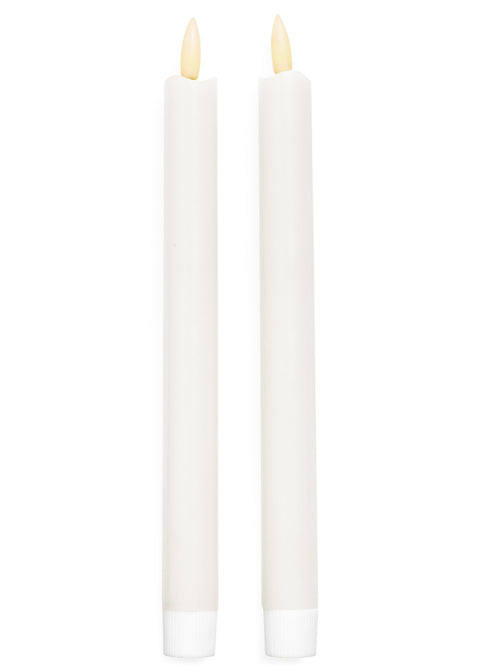 Chandelles LED blanches style classique