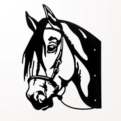 Décoration murale tête de cheval