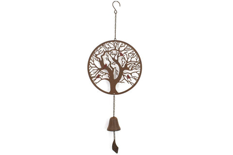 Clochette suspendu avec arbre de vie