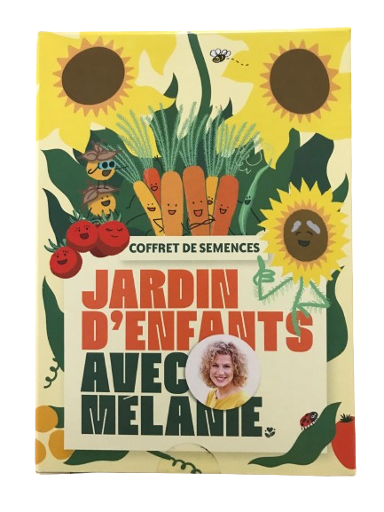 Coffret de semences "Jardin d'enfants" avec Mélanie Grégoire