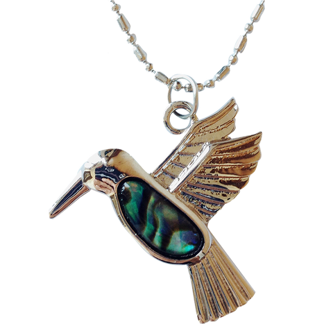 Collier abalone colibri