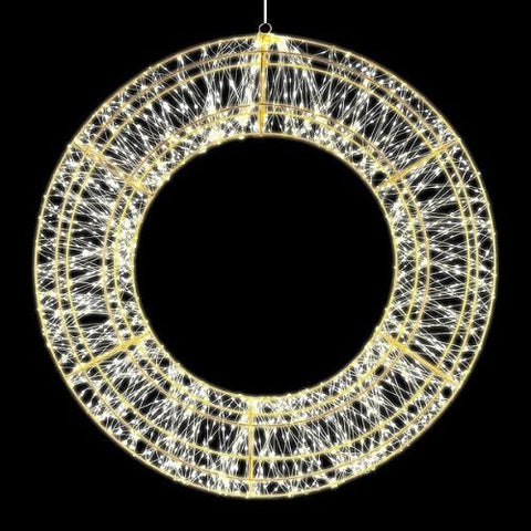 Grande couronne lumineuse à micro-DEL