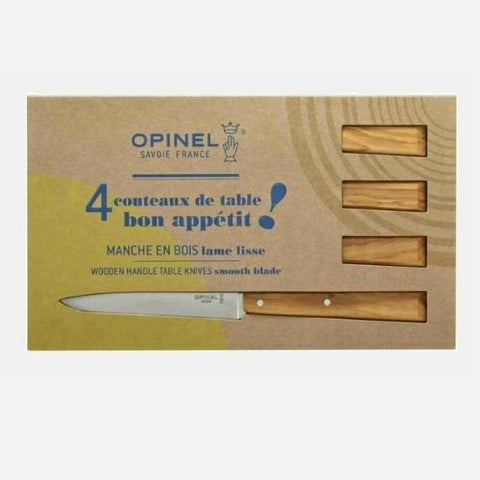 Coffret Bon Appétit – 4 Couteaux de Table - OPINEL