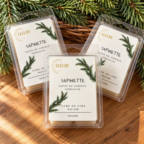 Cubes de cire parfumée "Sapinette" - Fleury