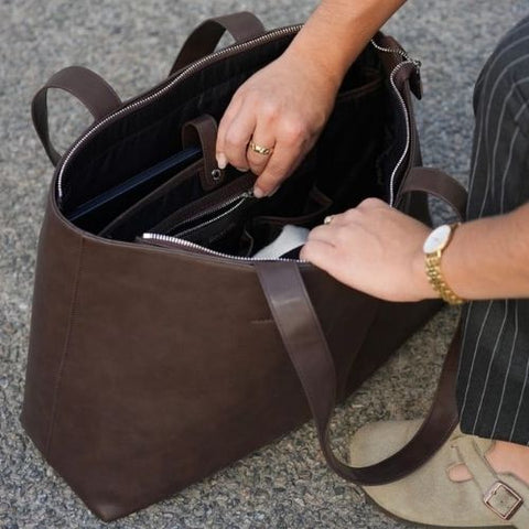 Sac fourre-tout Danyka Espresso - Lambert