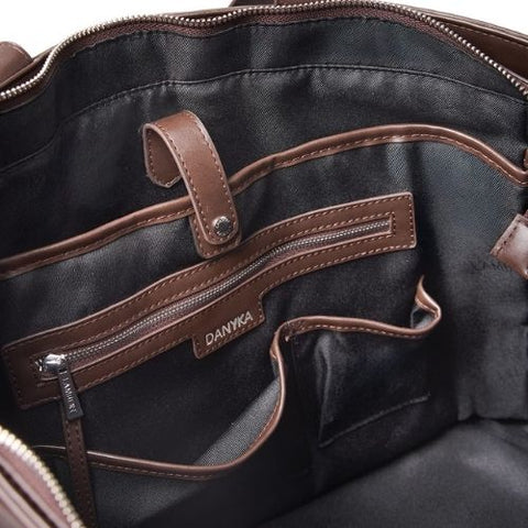 Sac fourre-tout Danyka Espresso - Lambert