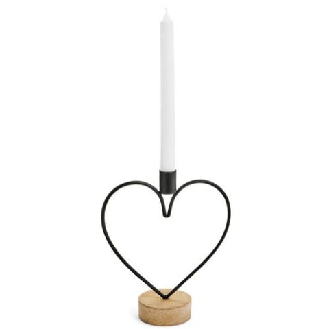 Chandelier avec base en forme de coeur