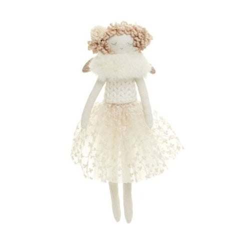 Figurine d'ange beige