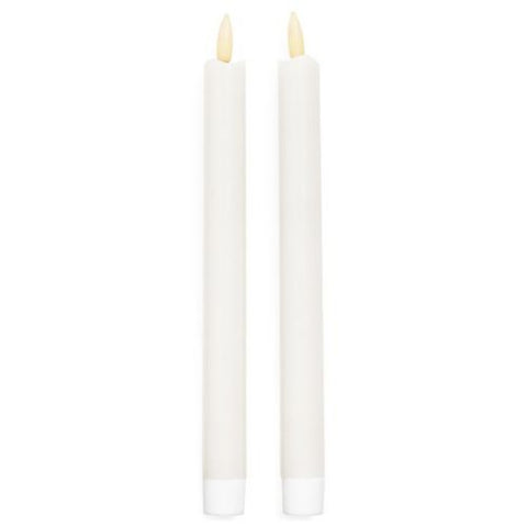Chandelles LED blanches style classique