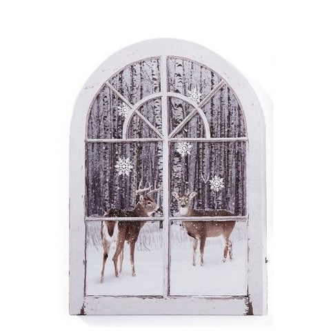 Toile avec chevreuils