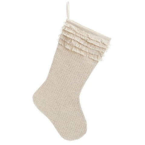 Bas de Noël beige