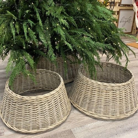 Jupe de sapin en rotin