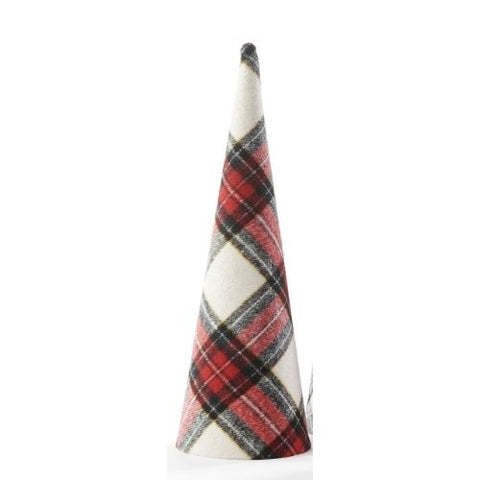 Sapin en cône tartan