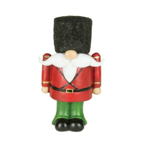 Décoration soldat de Noël rouge et vert