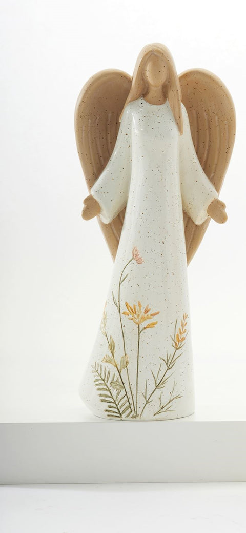 Figurine d'ange floral