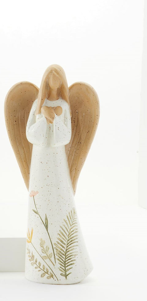 Figurine d'ange floral