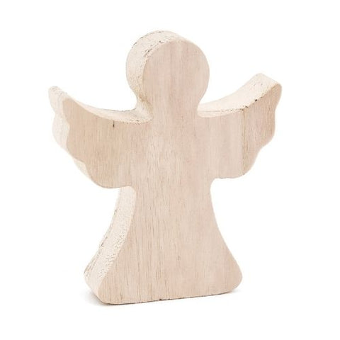 Décoration d'ange en bois