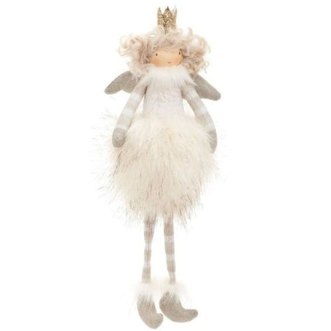 Figurine d'ange en fourrure