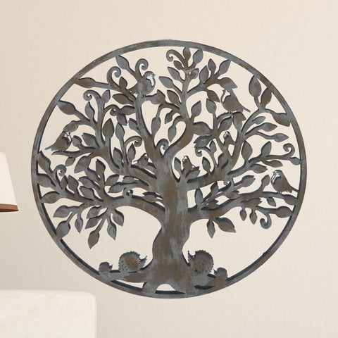 Art mural en métal - Arbre de vie