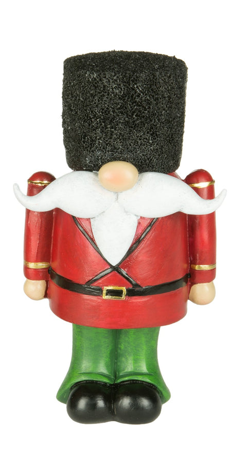 Décoration soldat de Noël rouge et vert