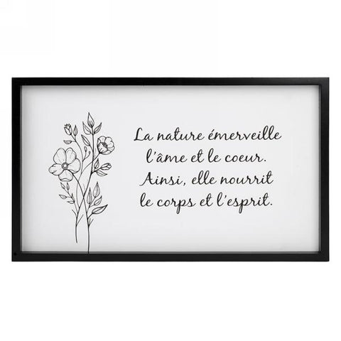 Plaque murale "La nature"