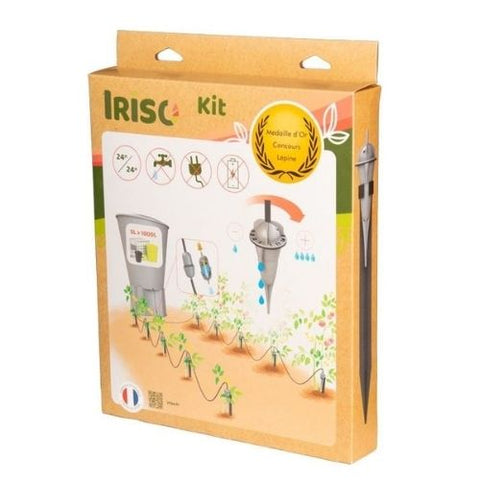 IRISO - Kit de 10 goutteurs avec pieds - goutte à goutte - 10 - kit jardinière
