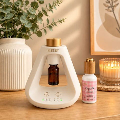 Diffuseur par nébulisation pour huiles essentielles et parfumées - Fleury
