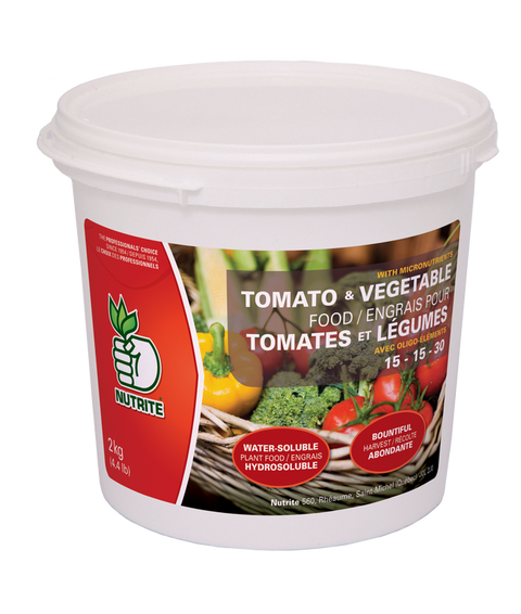 Engrais pour tomates et légumes 15 - 15 - 30