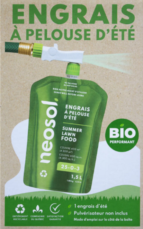 Engrais à pelouse d'été liquide 25-0-3 - NEOSOL