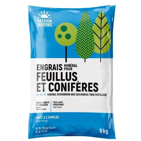 Engrais minéral pour feuillus et conifères "Passion Jardins"