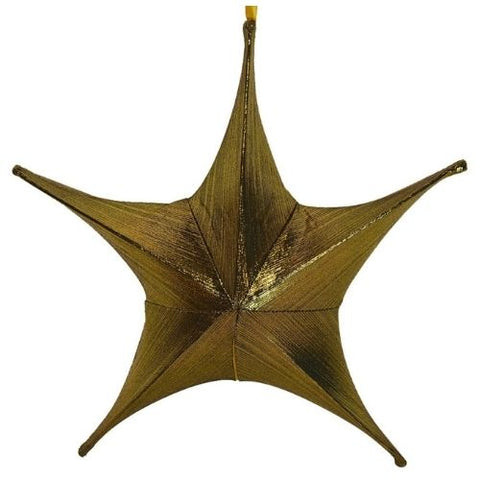 Étoile en tissu 3D Or