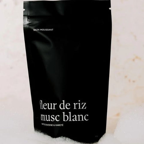 MARÉE CHANDELLE Bain moussant "Fleur de riz musc blanc"