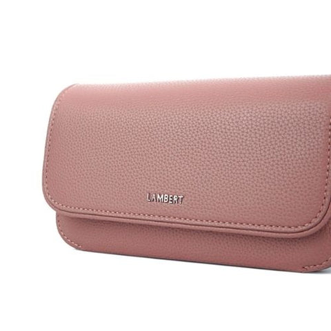 Sac à main 3-en-1 Grace en cuir vegan rose - Lambert