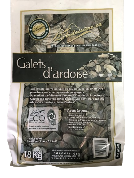 Galets d'ardoise - L'Ardoisière