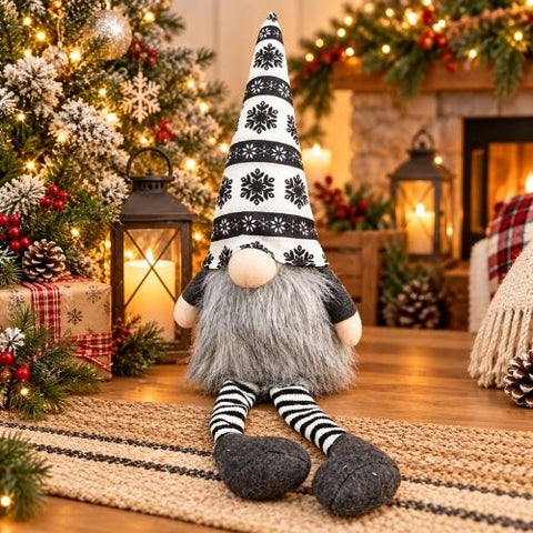 Peluche de gnome à longue barbe