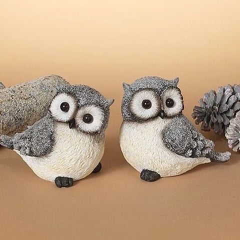 Figurine de Hibou en résine