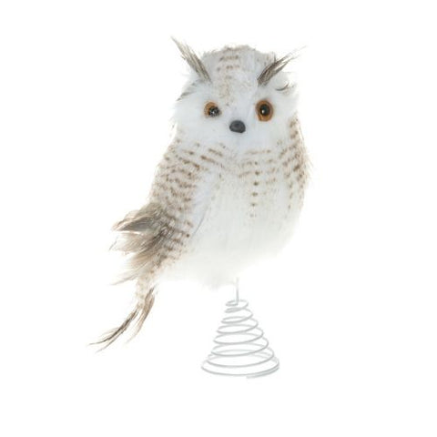 Hibou décoratif pour cime de sapin