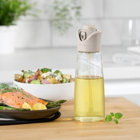 Bouteille d’huile et vaporisateur 2 en 1