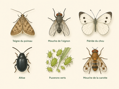 Filet anti-insectes BioPlus 25 g/m² - Format jardin 4.2x7.62m et 2.1x7.62m
