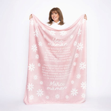 Jeté « Merci maman » – Collection Chantal Lacroix