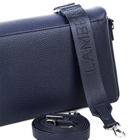 Sac à main bandoulière en cuir vegan Judy marine - Lambert