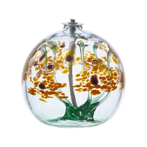 Lampe à huile Blossom "Merci"