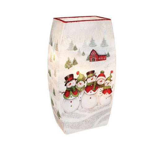 Lampe "Famille de bonhommes de neige"