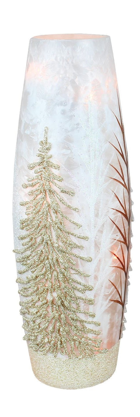 Lanterne à motif hivernal