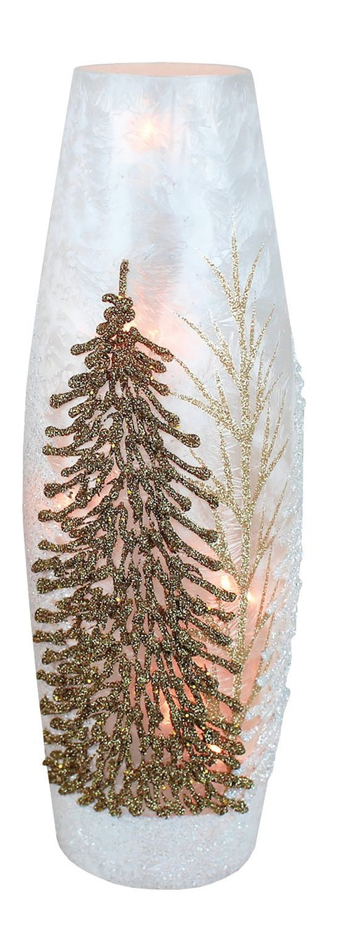 Lanterne à motif hivernal