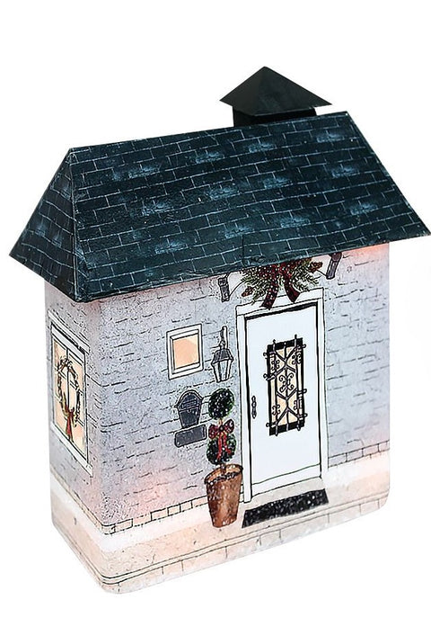 Lanterne décorative en forme de maison