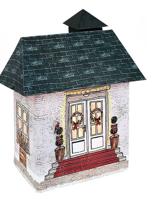 Lanterne décorative en forme de maison