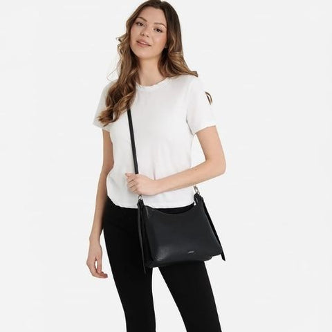 Sac à épaule Léonie 2-en-1 noir - Lambert