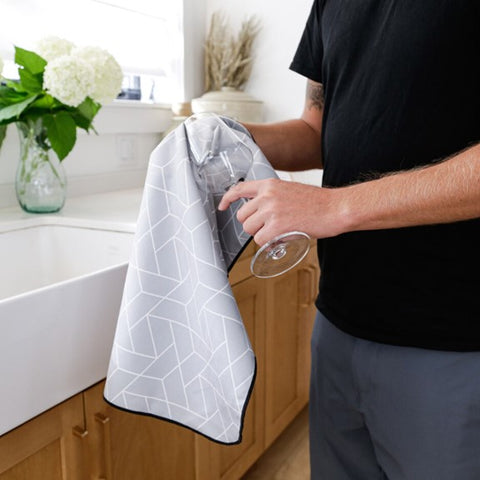 Linge à vaisselle "Gris abstrait" K5 Clothing