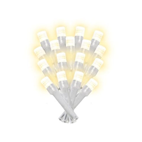 Rideau lumineux scintillant de 96 lumières DEL blanc chaud